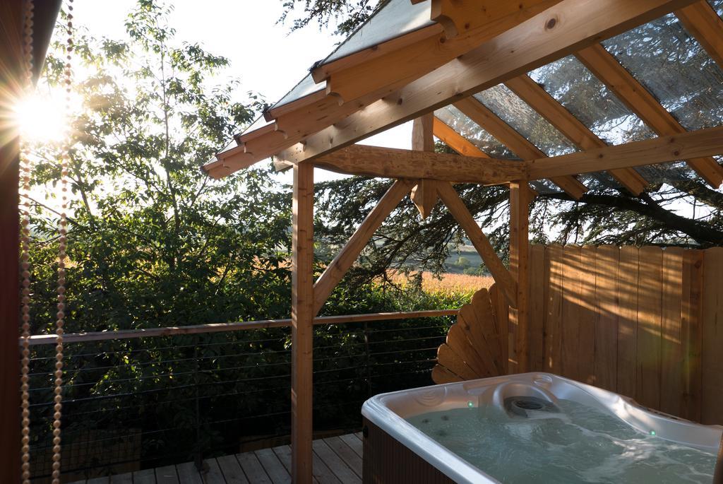 Bed and Breakfast Domaine Des Grands Cedres Cordelle Exteriér fotografie